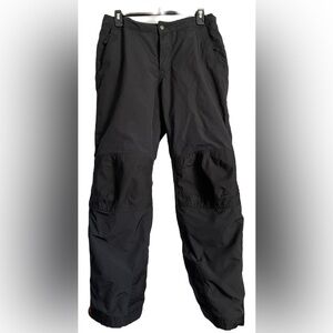 Lands End Squall Black Insulated Snow Pants, Size: Small (6-8)